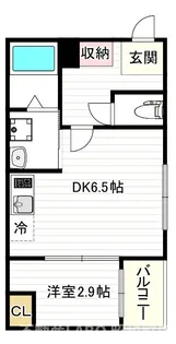 TheHavenOsaka【2階】の間取り