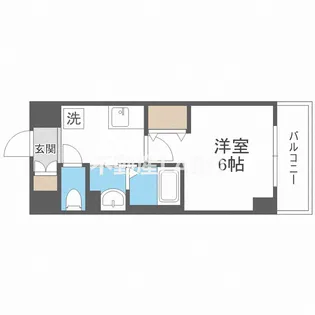 オズレジデンス今里NORTH【8階】の間取り