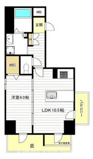 LaCASA石ケ辻【3階】の間取り