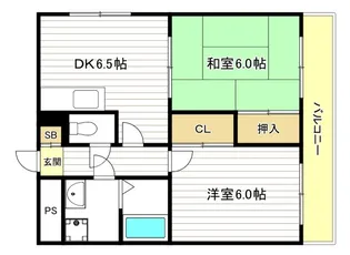 コンホルト公園南【2階】の間取り