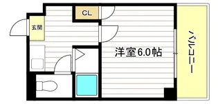 ベルフレージュ住吉【4階】の間取り