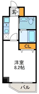 CASSIA天王寺東【5階】の間取り