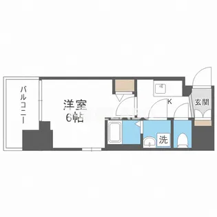 エスリード難波ザプレミア【12階】の間取り