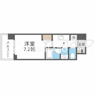 SplendideNAMBA3【12階】の間取り