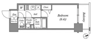 アドバンス大阪ブリス【4階】の間取り