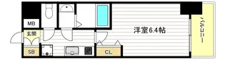 LUXENA住之江公園【6階】の間取り