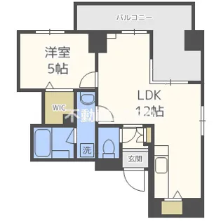 ラヴィベール上町台【6階】の間取り