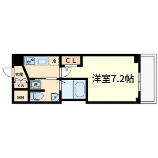 ラシーヌ天王寺町南【8階】の間取り