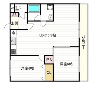 アヴィタシオンDo.Y【4階】の間取り