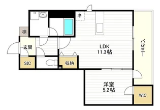 ウェルスクエア山坂【1階】の外観