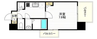 LaDouceur北巽【13階】の間取り