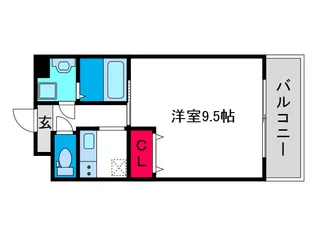レバンガ阿倍野【5階】の間取り