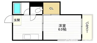 ビラ長居の間取り