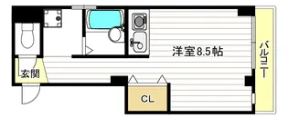 パークシティ長居【4階】の間取り