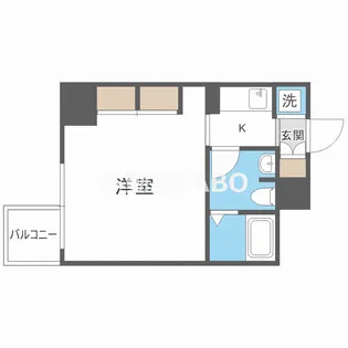 メゾン夕陽ヶ丘【7階】の間取り
