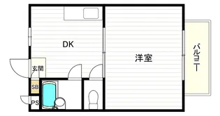 ジョイフル林寺【2階】の間取り