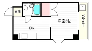 平野西シャルマン【2階】の間取り