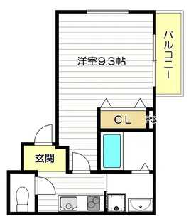 フジパレス杉本町駅西Ⅱ番館【3階】の間取り