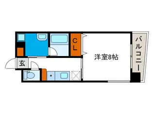 CITY SPIRE美章園【1階】の間取り