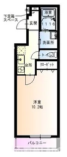 フジパレス山之内Ⅹ番館【3階】の間取り