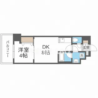 アーバネックス真田山【13階】の間取り
