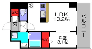 ベルンガーデン林寺【5階】の間取り