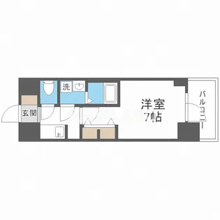 S-RESIDENCE難波大国町Deux【9階】の間取り