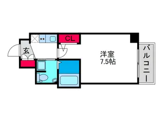 ラシーヌ天王寺町南【7階】の間取り
