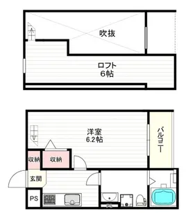 CHERRY BERRY【1階】の間取り