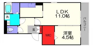 パイン・フローリッシュ【1階】の間取り