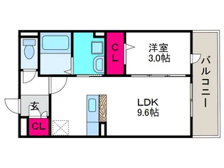 パライソ【1階】の間取り