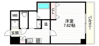 ラフォンテ中野【3階】の間取り