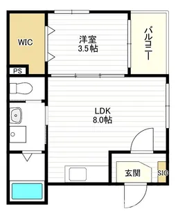 ハーモニーテラス今林【3階】の間取り