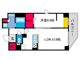 Elysion天王寺(エリシオン天王寺)【4階】の間取り