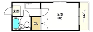 ウィステリア墨江【2階】の間取り