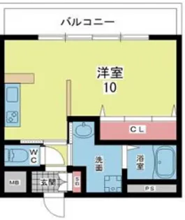 ベージョ・フロレスタ松崎町【2階】の間取り