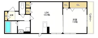 CASA PINO SOLO【2階】の間取り