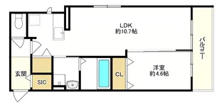 CASA PINO SOLO(カーサ・ピノ・ソロ)【1階】の間取り