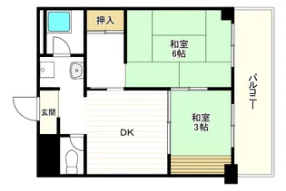 コーポ光【4階】の間取り