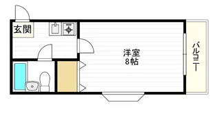 カツタビルディング5号館【3階】の間取り