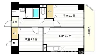 リアライズ今里南【8階】の間取り