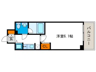エスライズ大阪ドームレジデンス【3階】の間取り