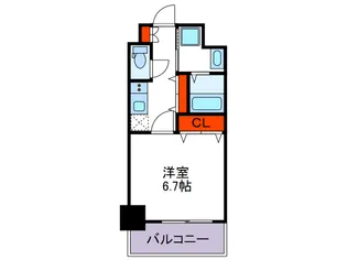エスリード弁天町南【6階】の間取り
