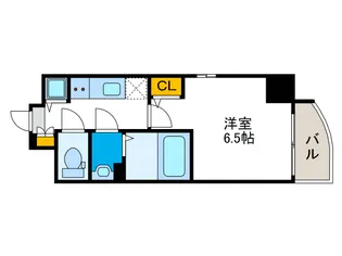 エスリード難波セントラル【10階】の間取り