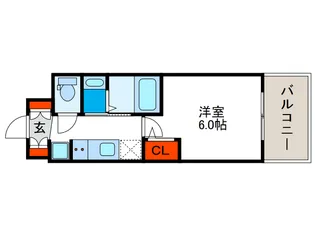 エステムコート大阪WESTⅡ【13階】の間取り