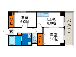 MEZON KAJI【3階】の間取り