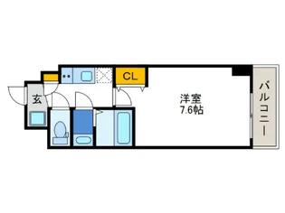 スプランディッドキャトル【8階】の間取り