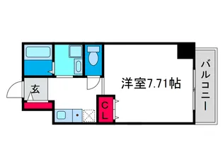 ロイヤルクイーンズパーク【4階】の間取り