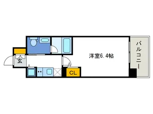 ファーストフィオーレ難波ウェスト【8階】の間取り