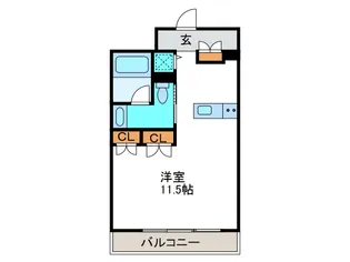 アーデンタワー南堀江【5階】の間取り